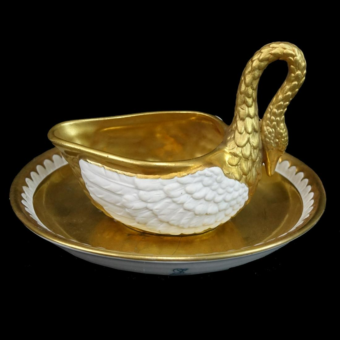 Dresden Sauce Boat / Saucer. (1 of 5)