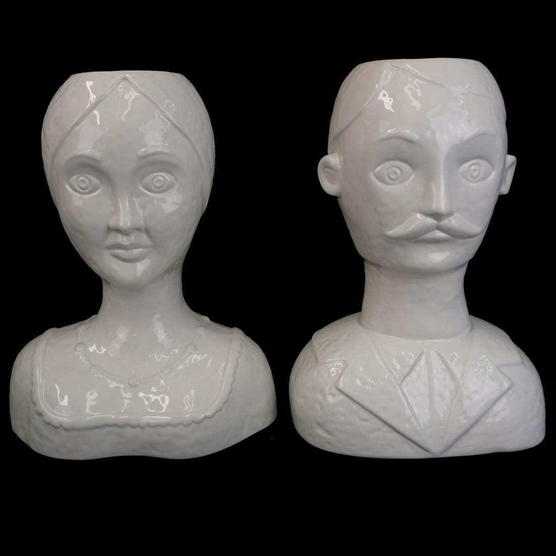 Pair of Abigails Vases / Planters (1 of 4)