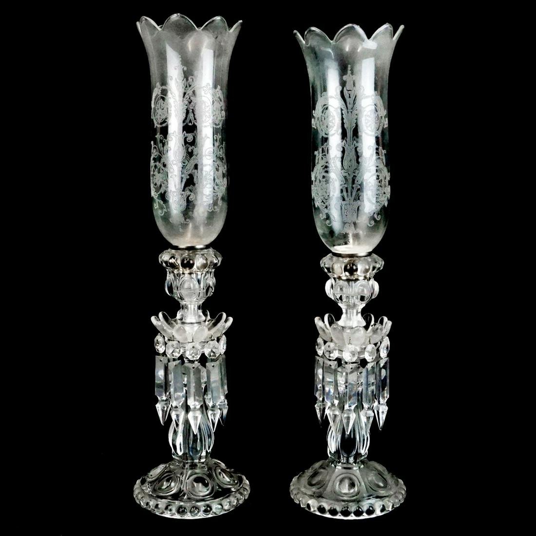 Pair of Baccarat Candlesticks (1 of 3)