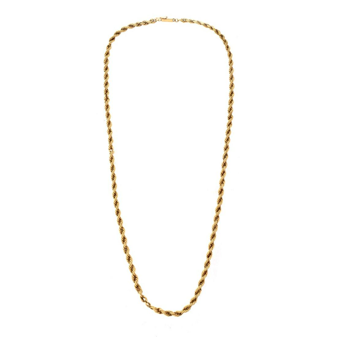 14K Rope Necklace (1 of 3)