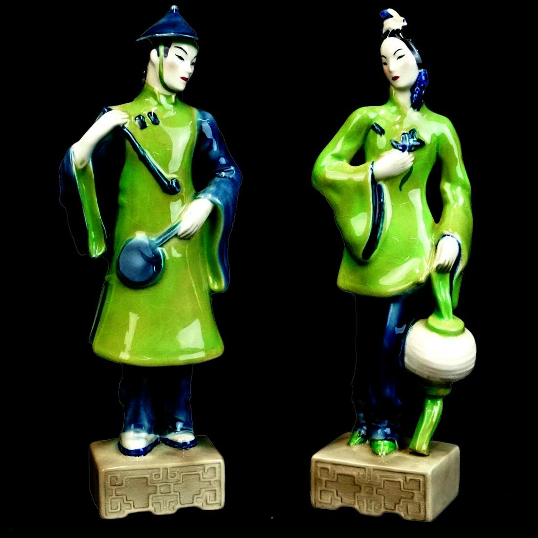 Pair of Goldscheider Figurines (1 of 2)