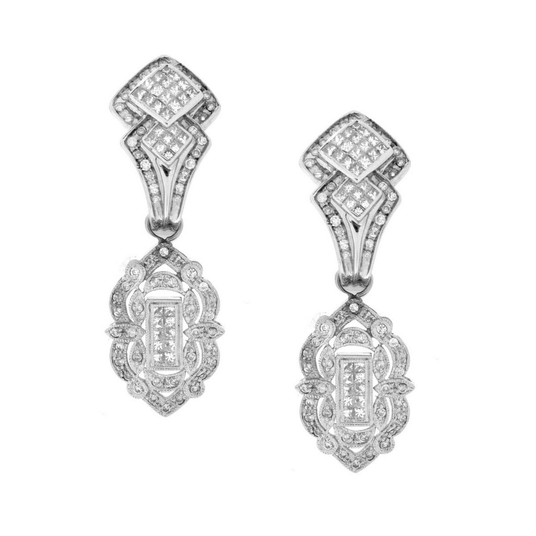 Diamond and 14K Pendant Earrings (1 of 6)