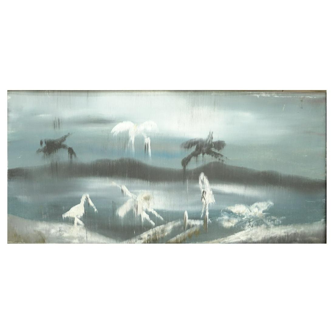 Charles Obas, Haitian (1927 - 1968) O/Masonite (1 of 8)