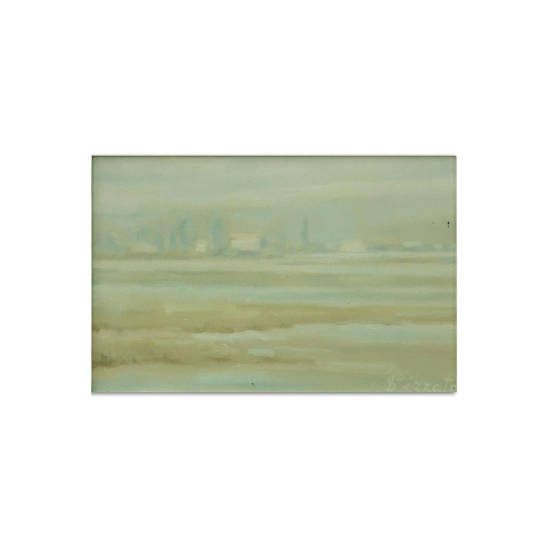 Pizzato (20th Century) O/C Abstract Scene (1 of 5)