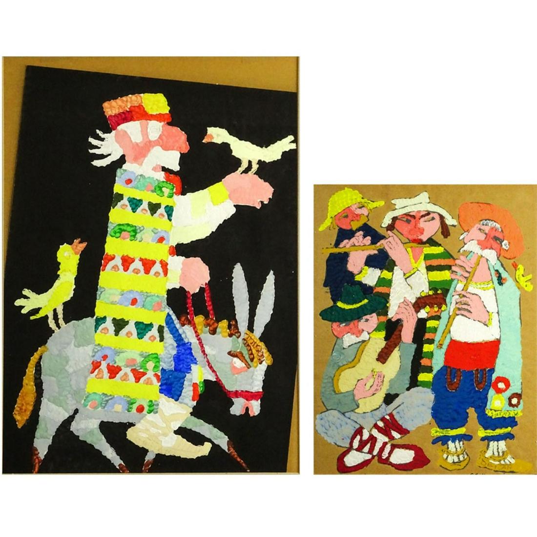 Jovan Obican, French (1918-1986) Two (2) Gouach (1 of 8)