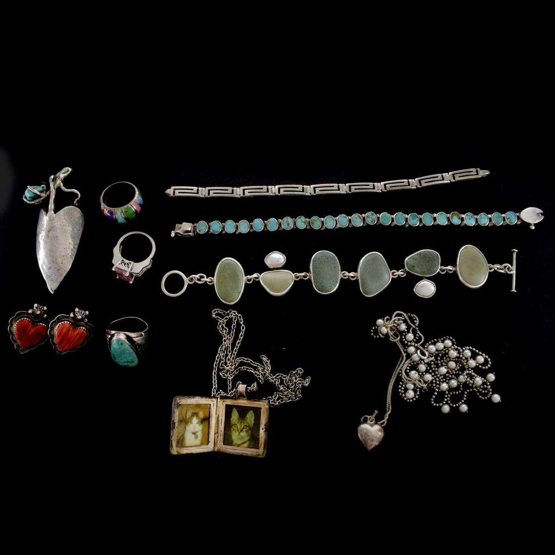 Collection of Silver Jewelry (1 of 1)