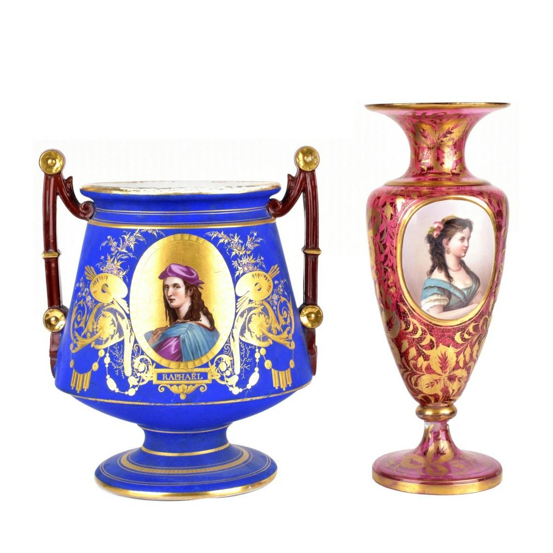 Two (2) Antique Tableware Vases (1 of 7)