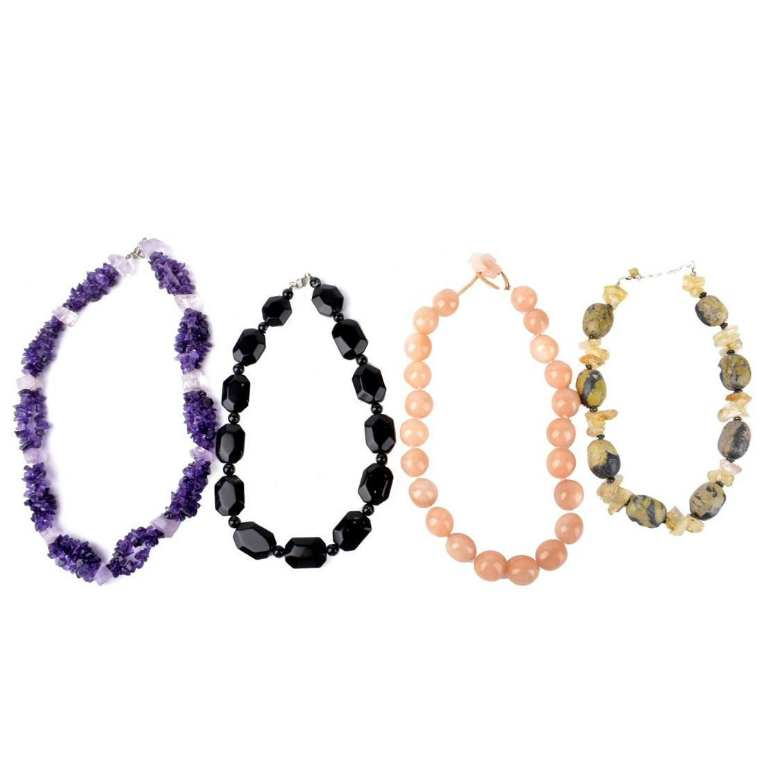 Collection of Beaded Necklaces (1 of 2)