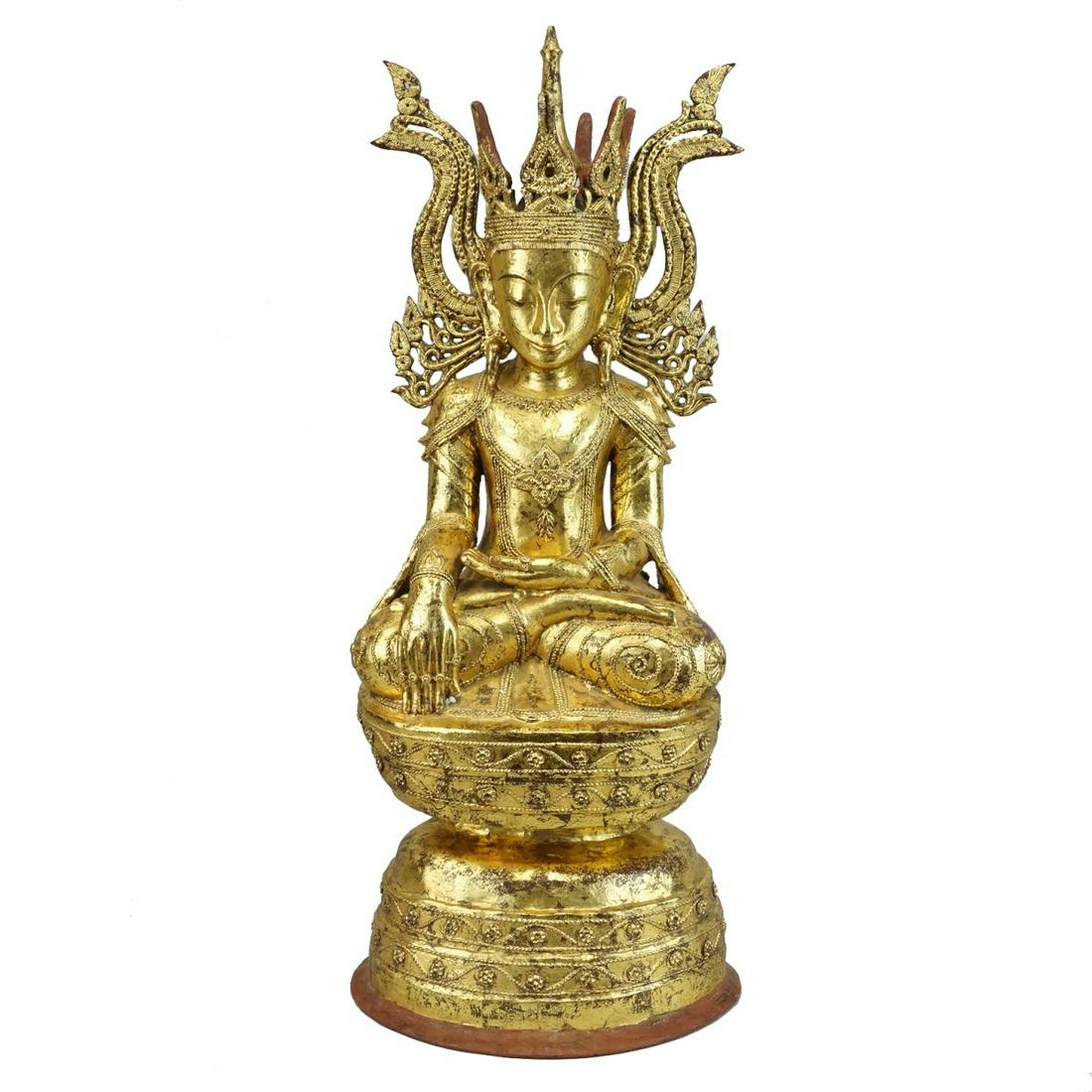 Thai Seated Buddha Figure (1 of 3)