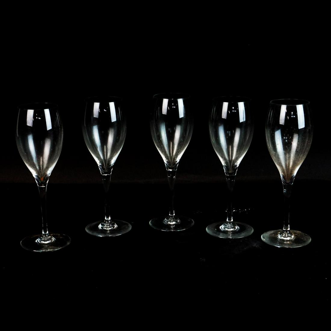 Baccarat Wine Glasses: Set of Eleven (11) Baccarat "St. Remy" Crystal Claret Wine Glasses. Signed. Measures 7-3/4" x 2-1/4". Condition: Good condition. Estimate: $100.00 - $500.00 Domestic Shipping: $88.00`