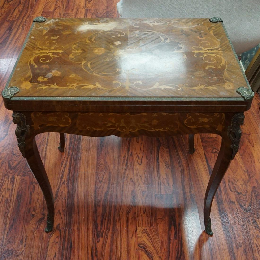 Louis XVI Style Game Table (1 of 5)