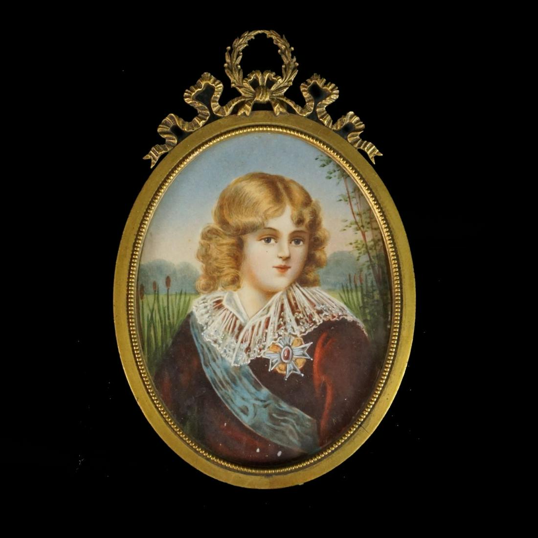Antique Miniature Portrait (1 of 2)