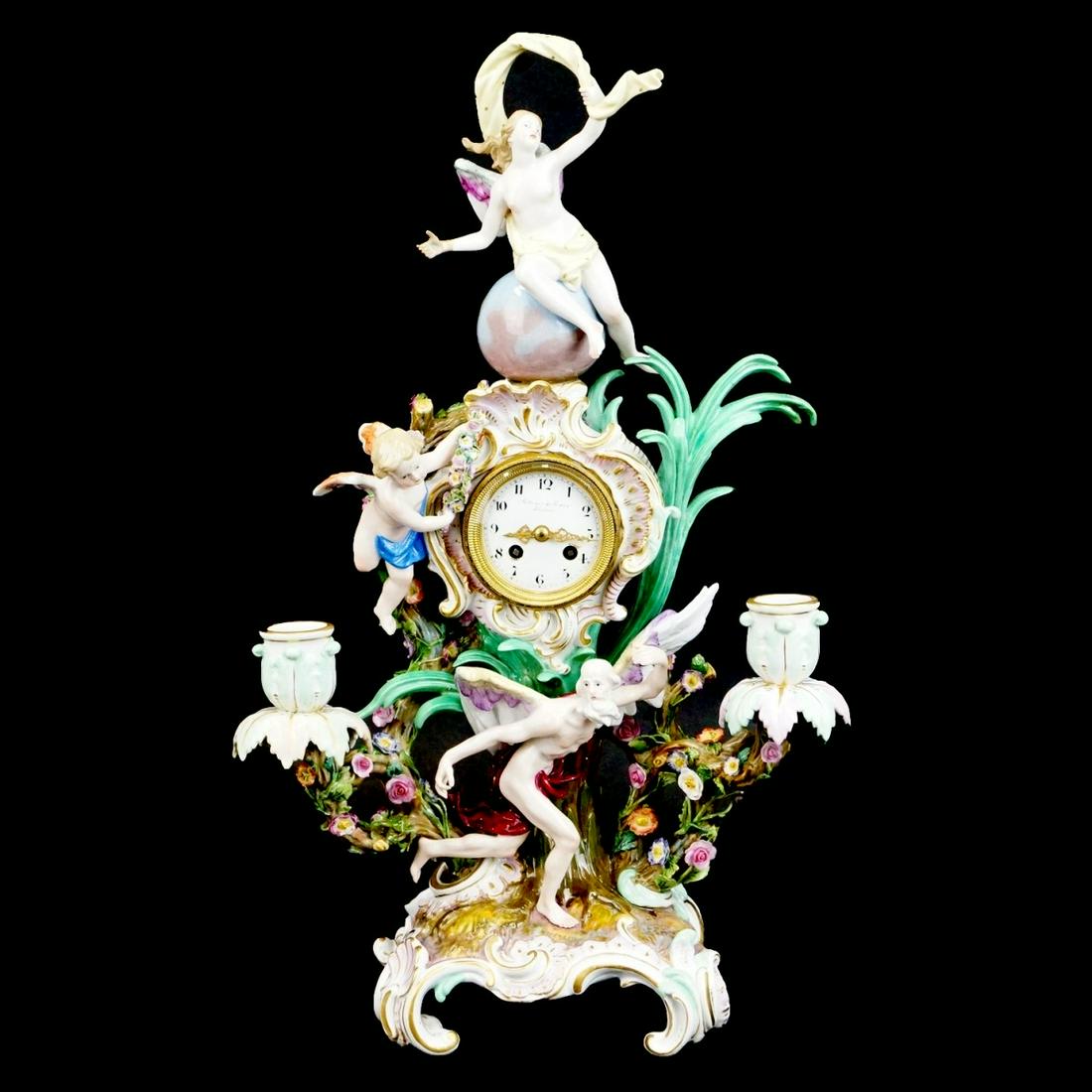 Meissen Porcelain Clock (1 of 7)