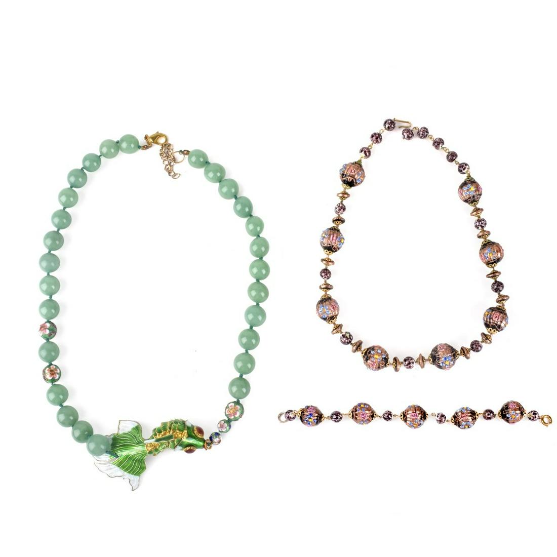 Chrysoprase and Enamel Jewelry (1 of 4)