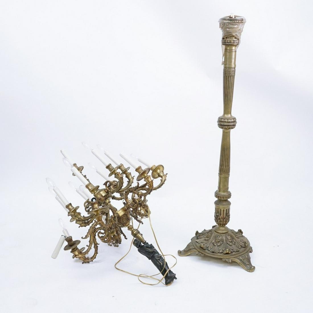 Bronze Torchiere (1 of 2)