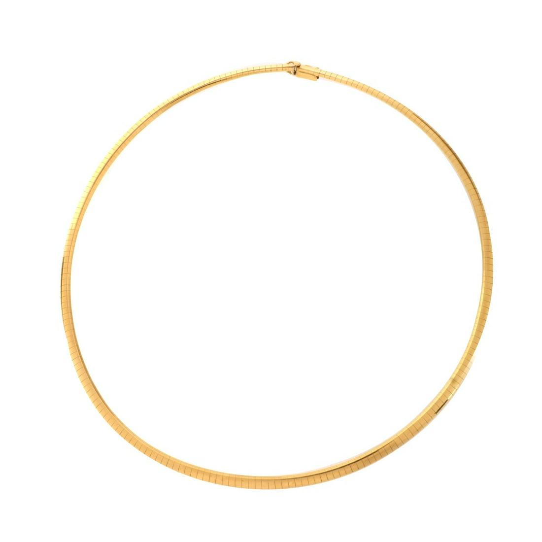 14K Omega Necklace (1 of 6)