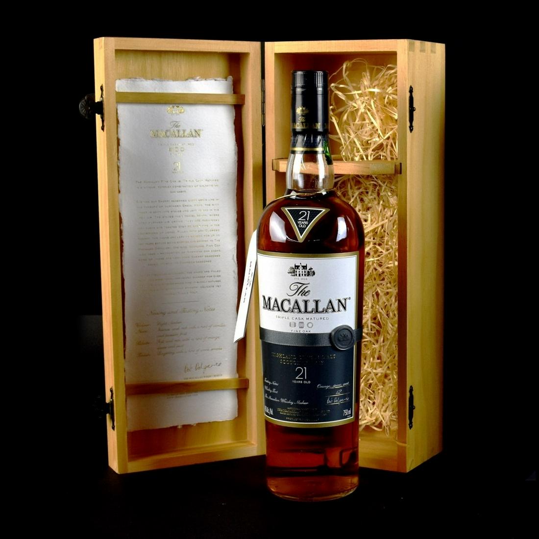 Macallan 21 Year Old Scotch Whisky (1 of 1)
