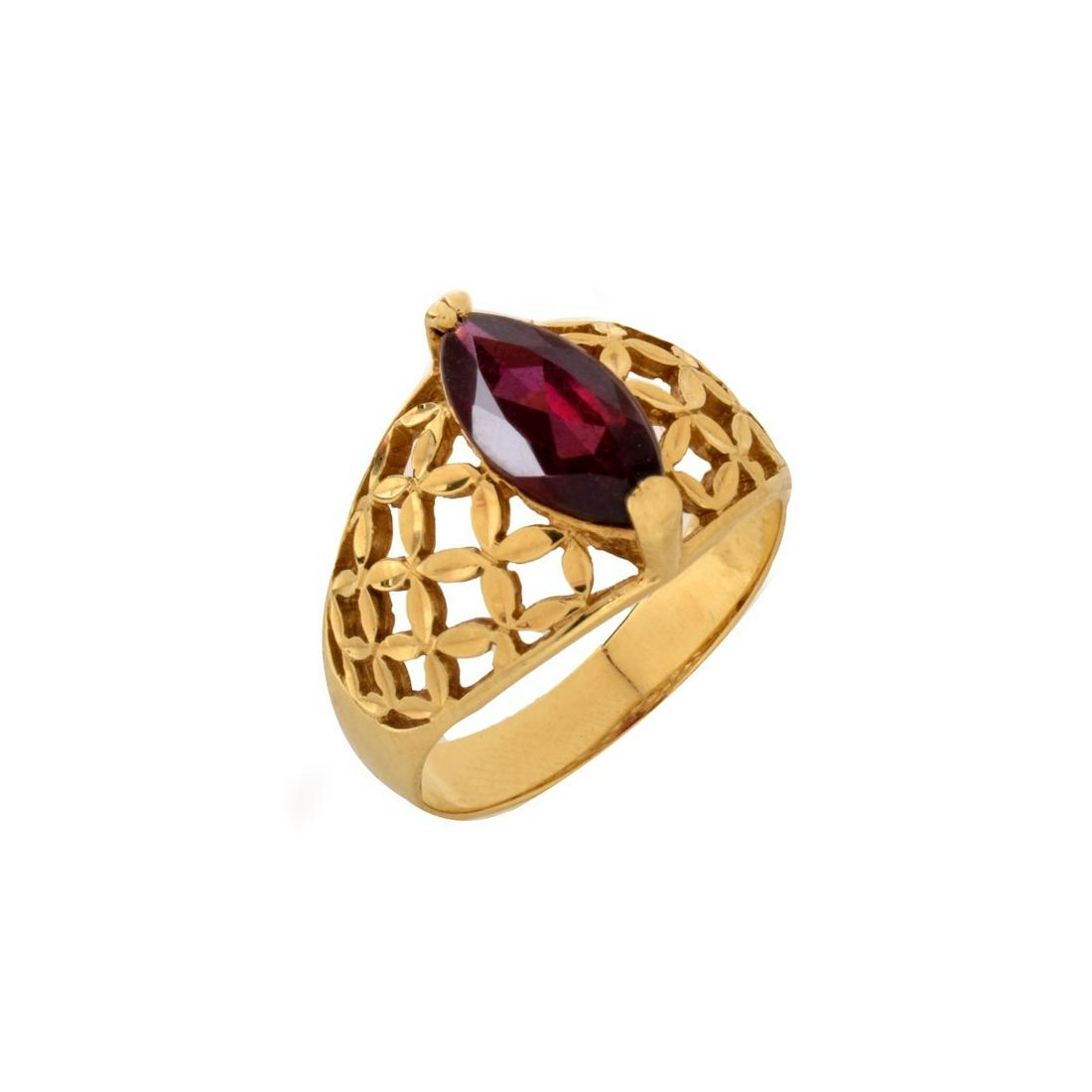 Garnet and 14K Ring (1 of 7)