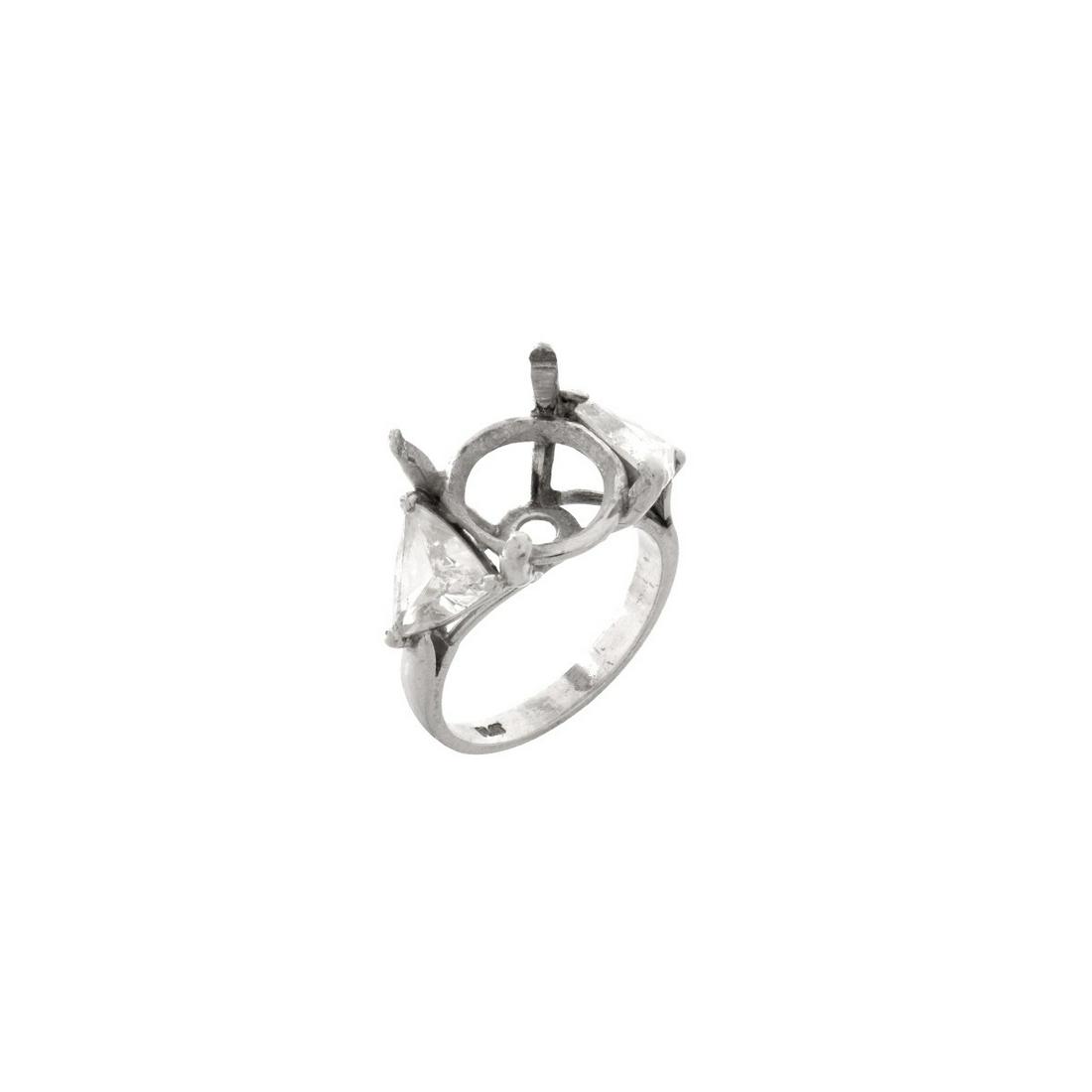 Diamond and Platinum Ring Mount (1 of 5)