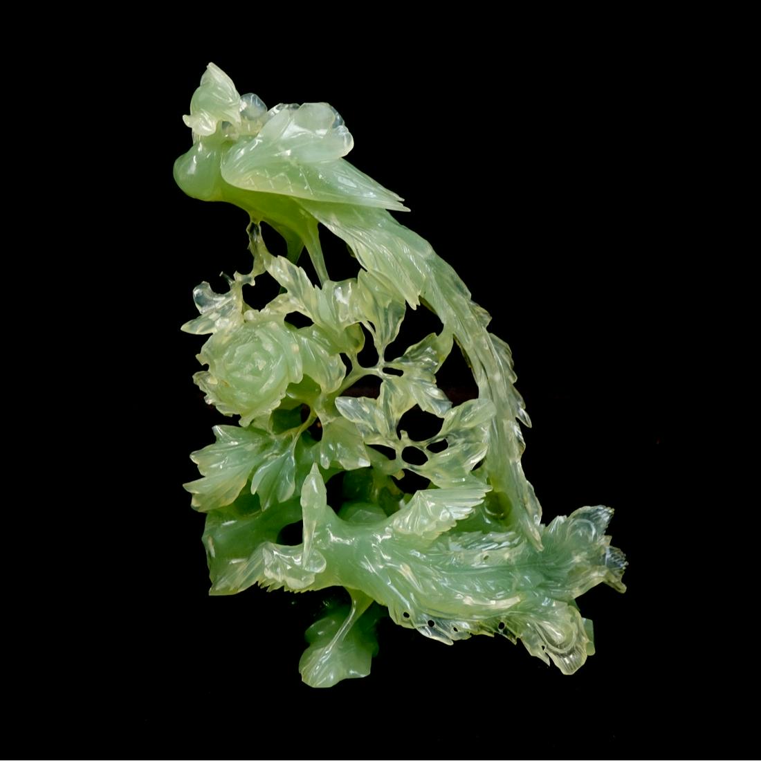 Chinese Serpentine Jade Carved Group (1 of 3)