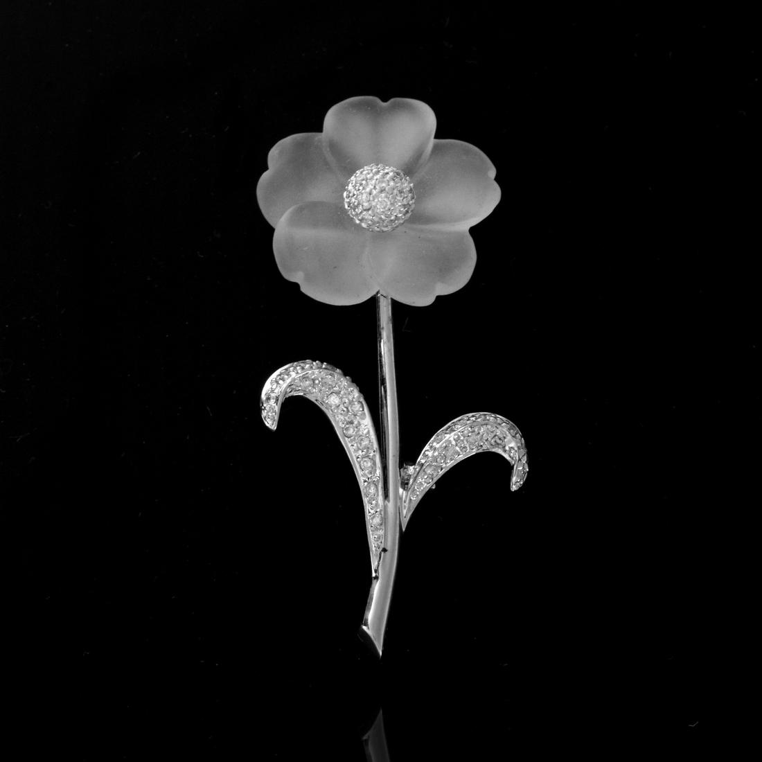 Diamond, Crystal and 14K Pin (1 of 3)