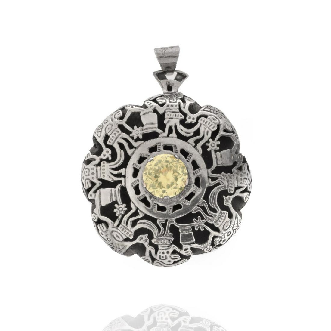 Mexican Silver Pendant (1 of 4)