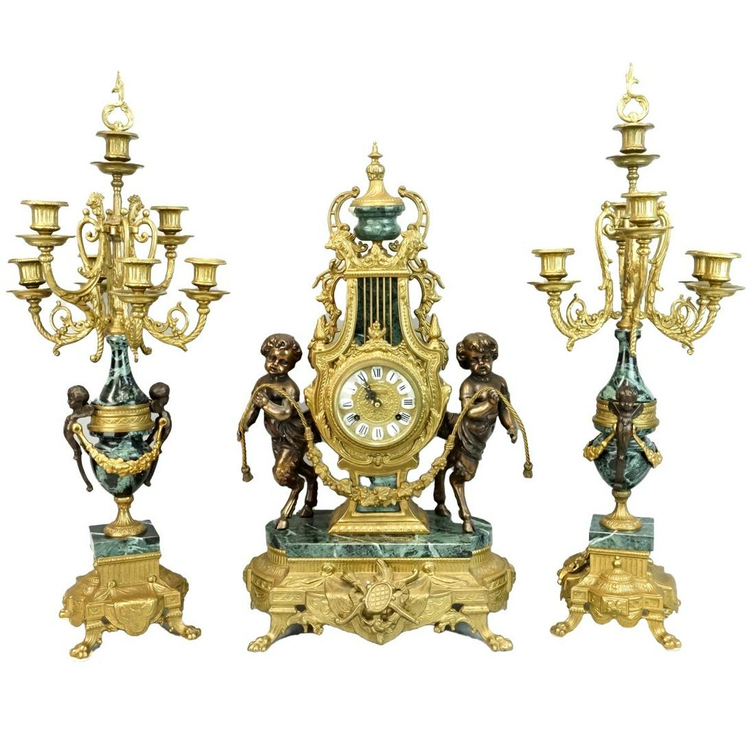 Clock Garniture Set (1 of 5)