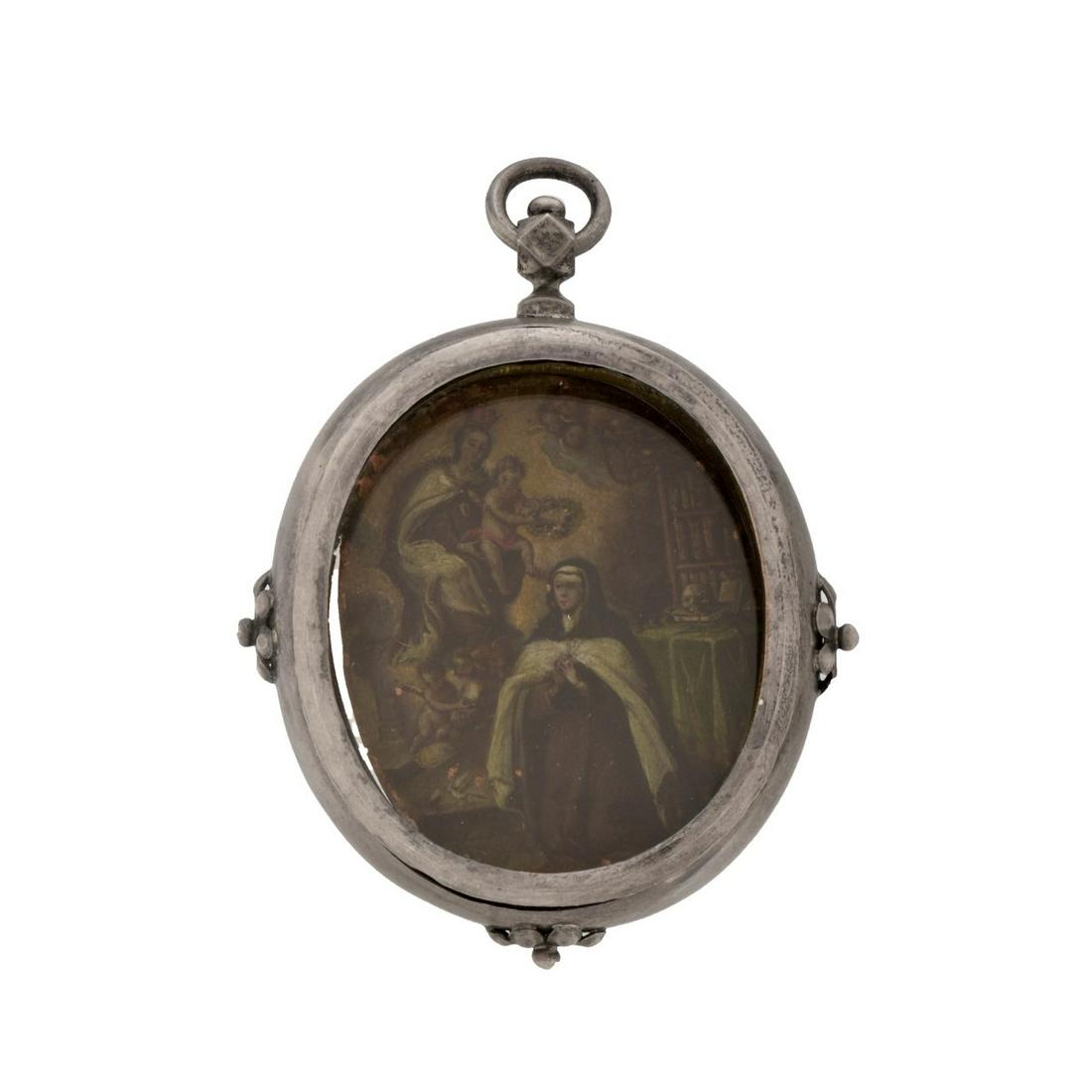 Spanish Colonial Reliquary Pendant (1 of 4)
