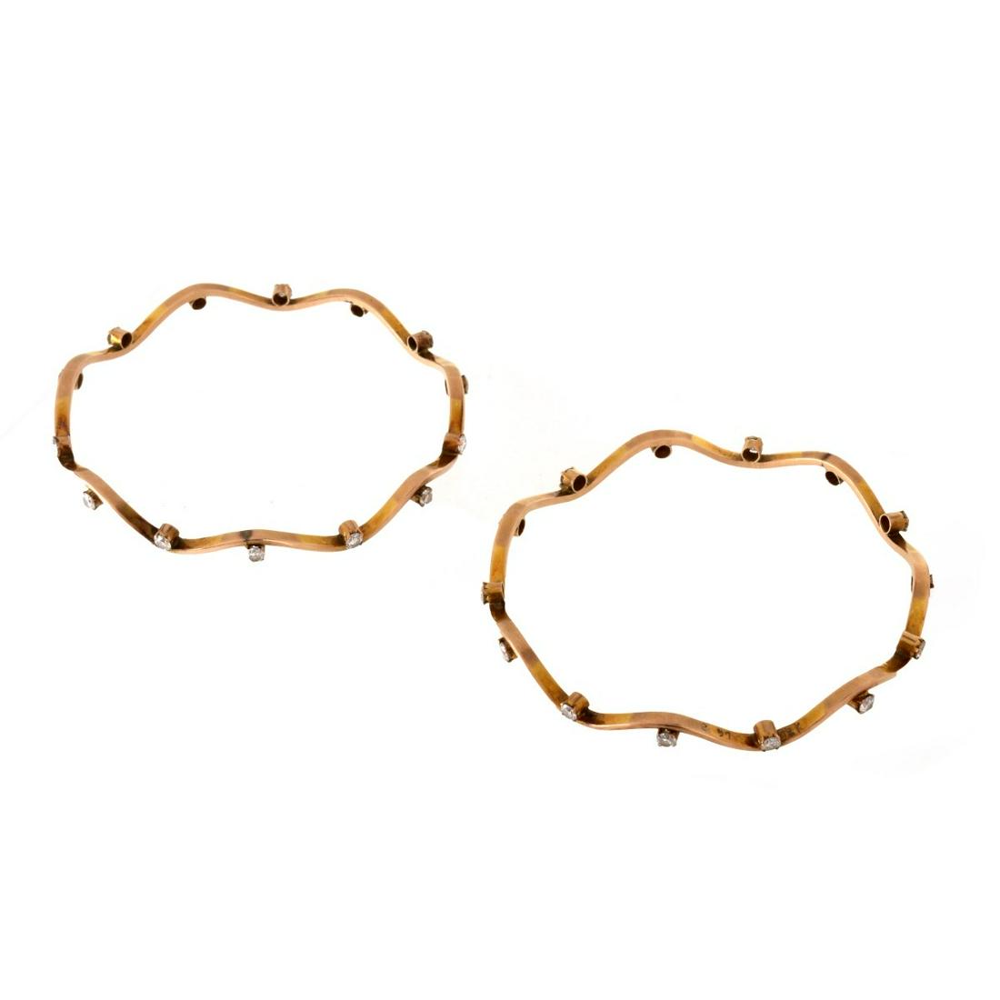 Diamond and 18K Bangles (1 of 5)