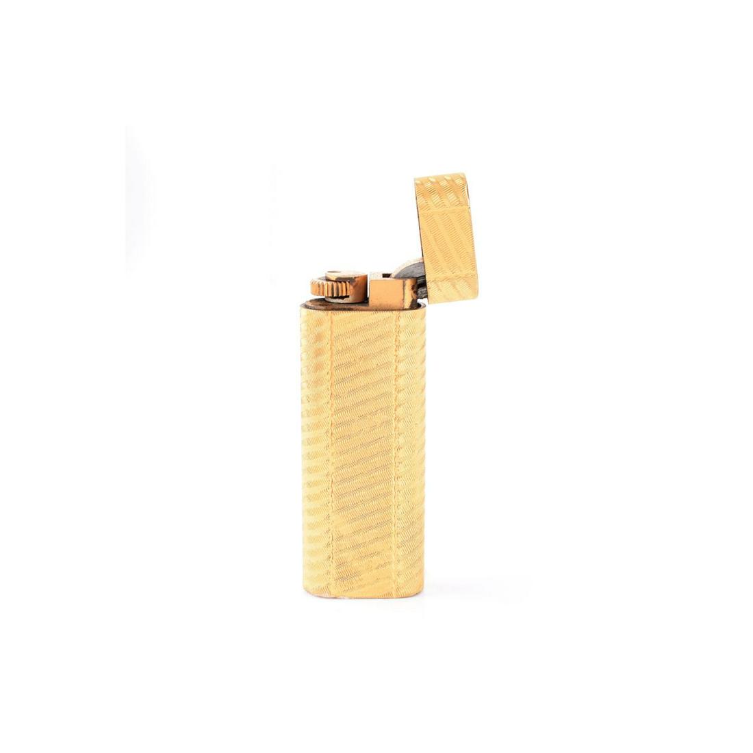 Vintage Cartier Cylinder Gold Plated Lighter (1 of 6)