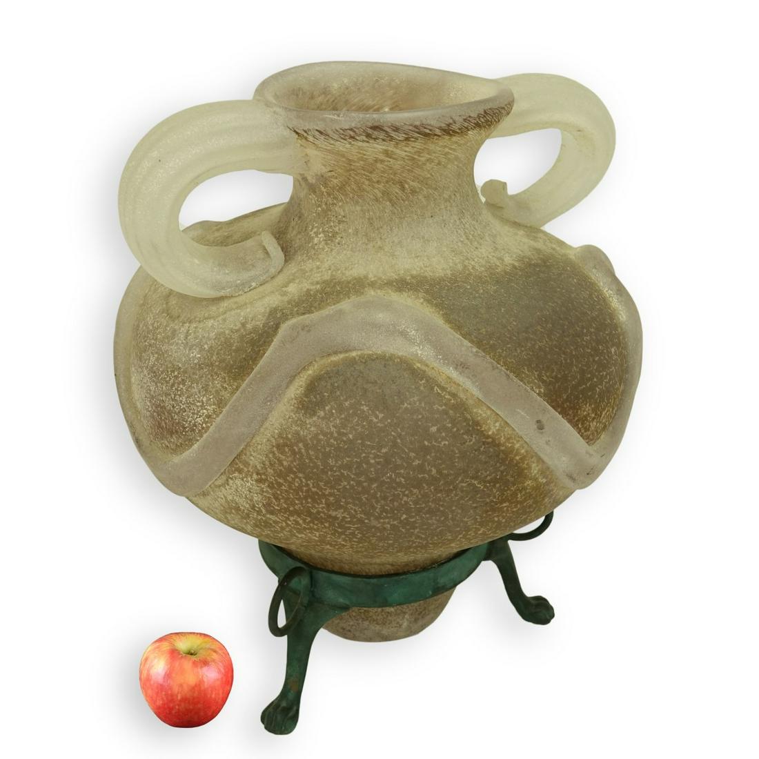 Luigi Mellara Scavo Glass Vase (1 of 7)