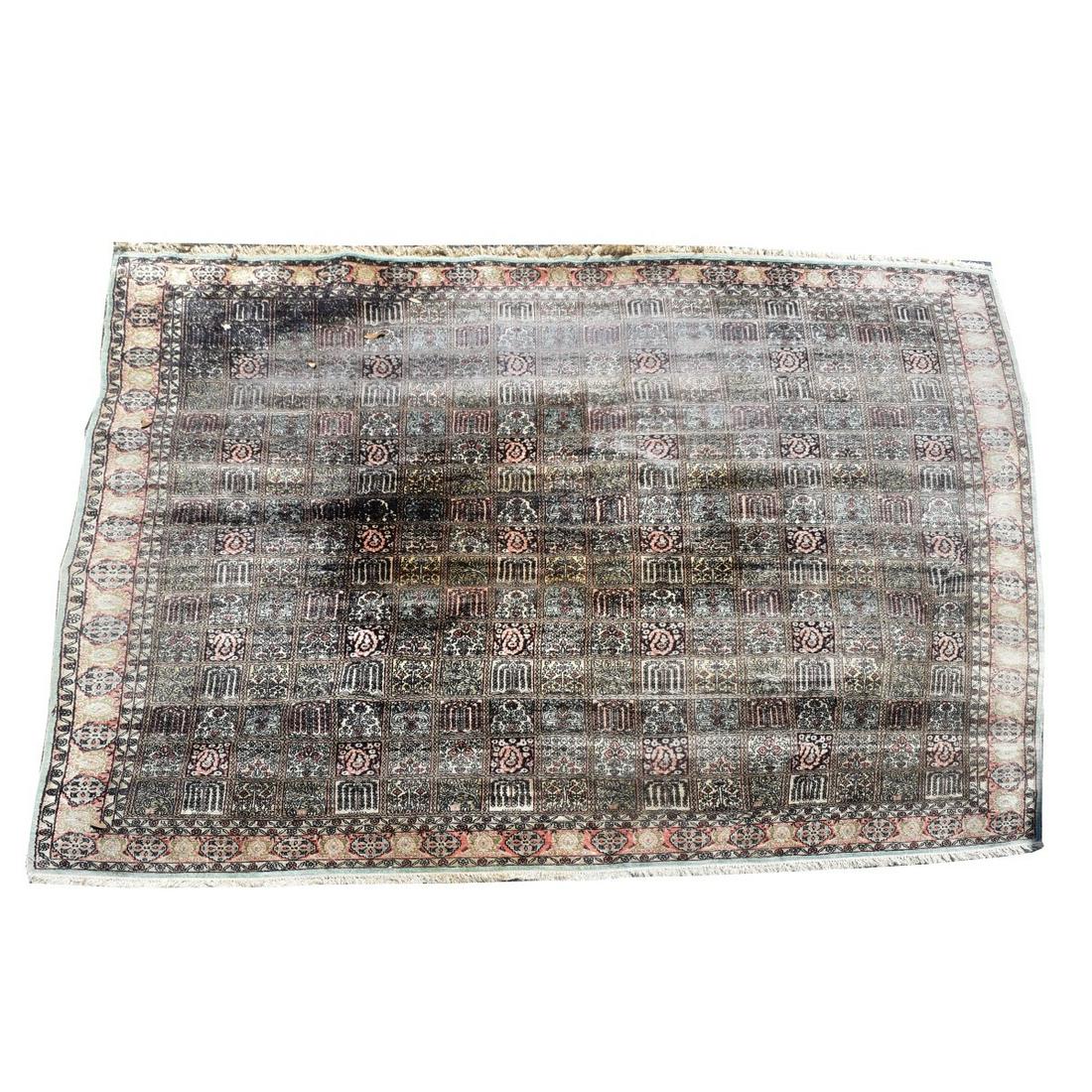 Persian Hamadan Style Silk Rug (1 of 4)