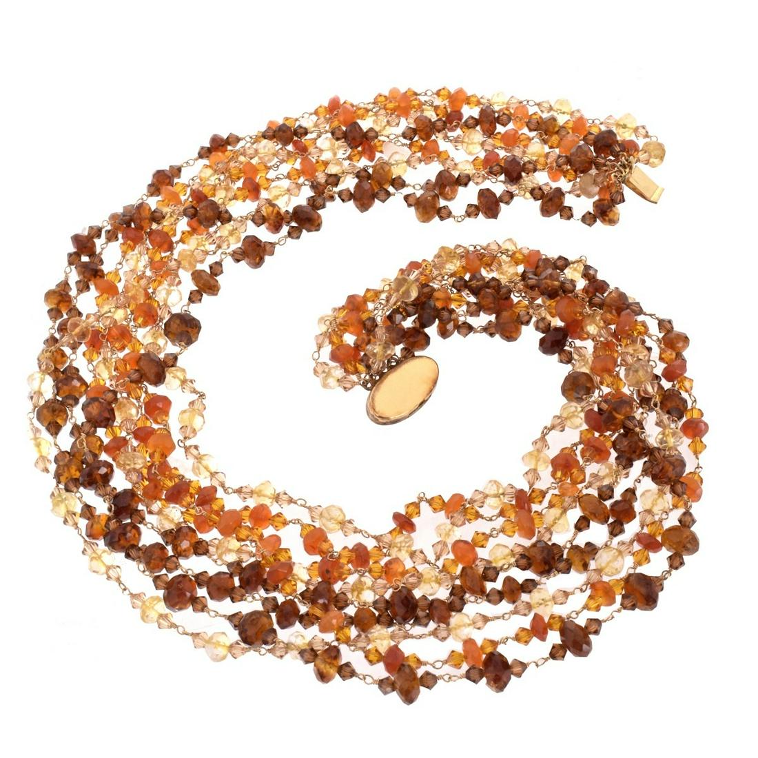 Multi Strand Beaded Necklace (1 of 3)