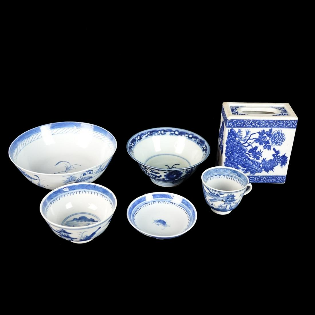 20th C. Chinese Blue Tableware (1 of 3)