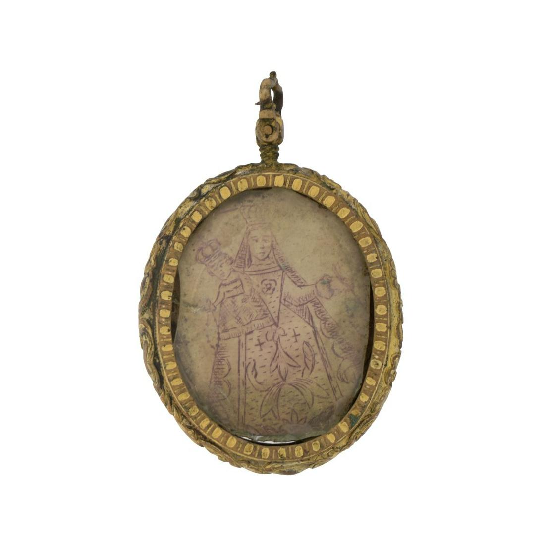 Spanish Colonial Reliquary Pendant (1 of 4)
