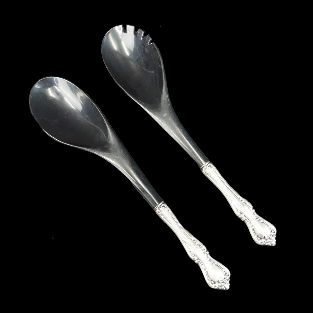 Silver Salad Set (1 of 3)