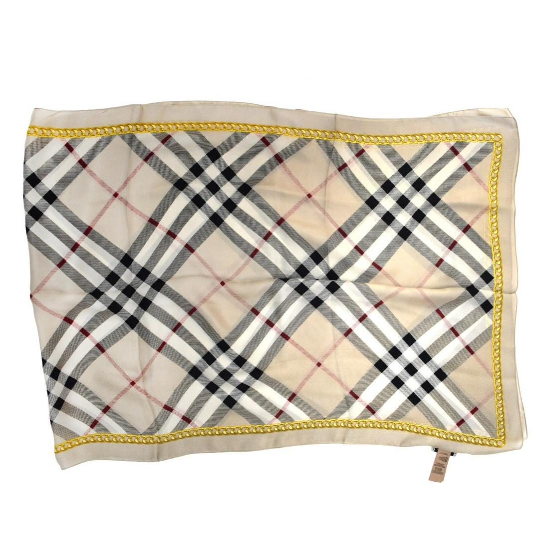 Replica Burberry Silk Scarf (1 of 2)