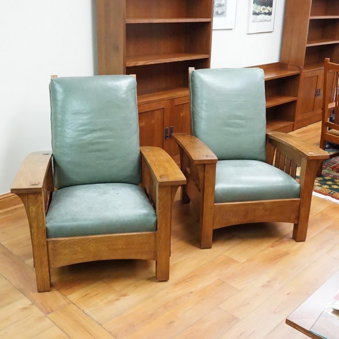 Pair of Stckley Arm Chairs (1 of 6)