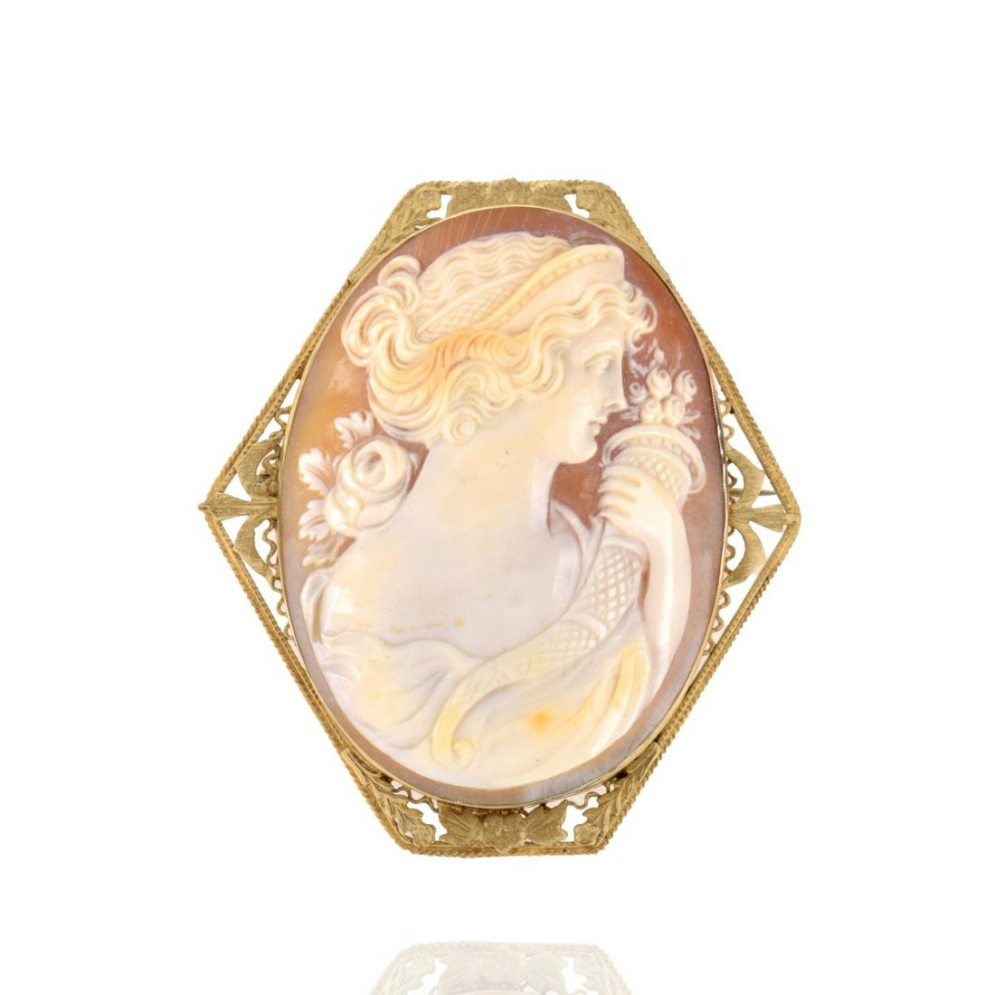 Antique Cameo Pendant / Brooch (1 of 5)