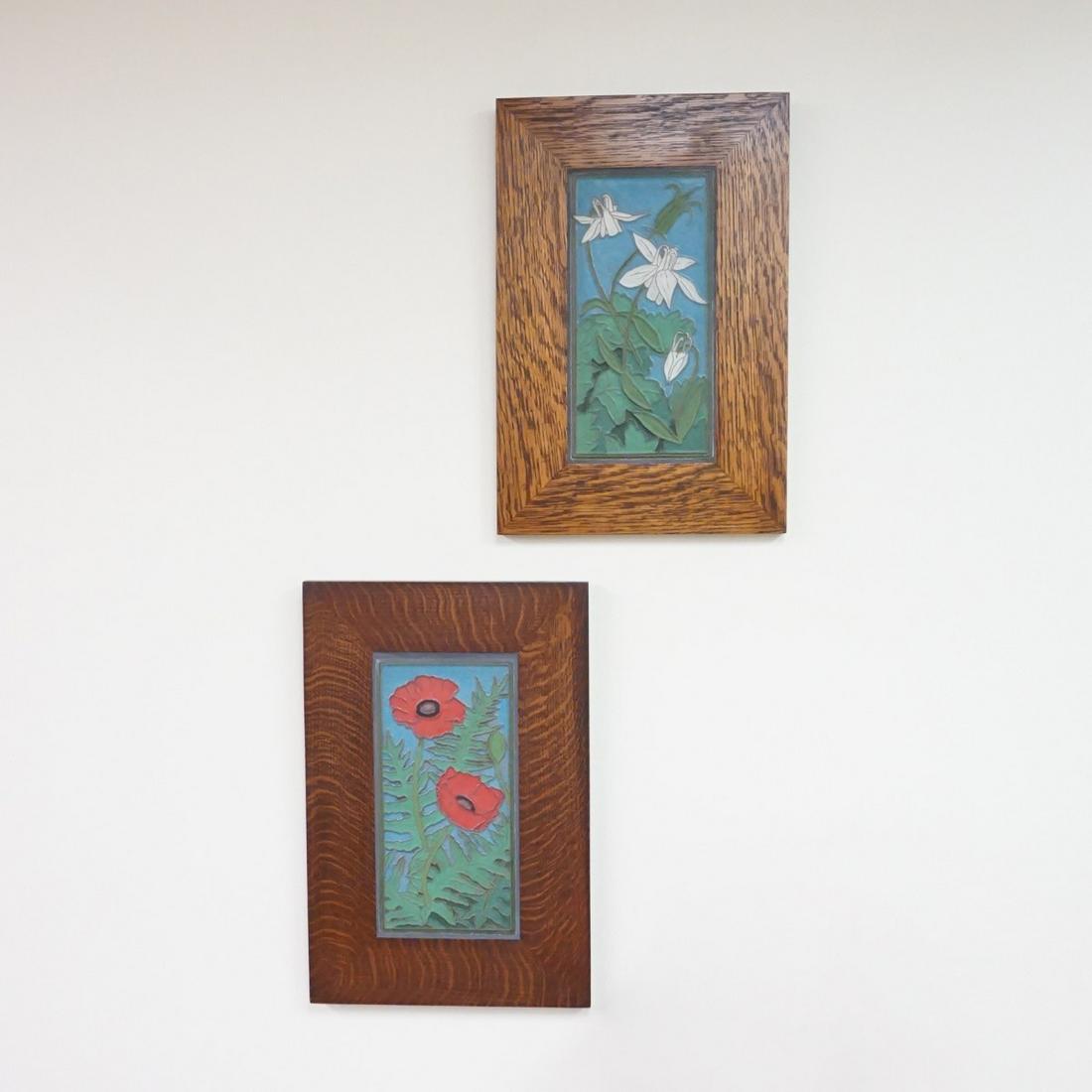 Pair of Arts & Craft Plaques (1 of 4)