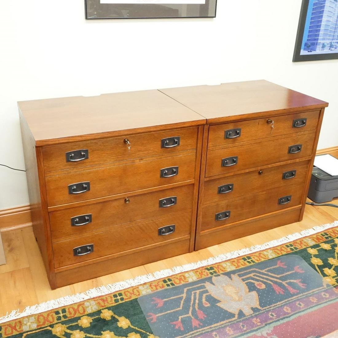 Pair of Stickley File Cabinets (1 of 5)