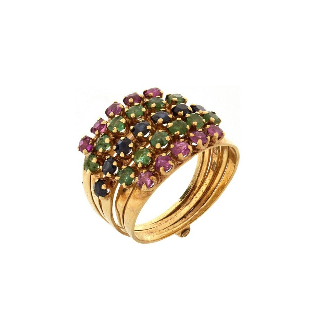 Gemstone and 18K Bands (1 of 6)