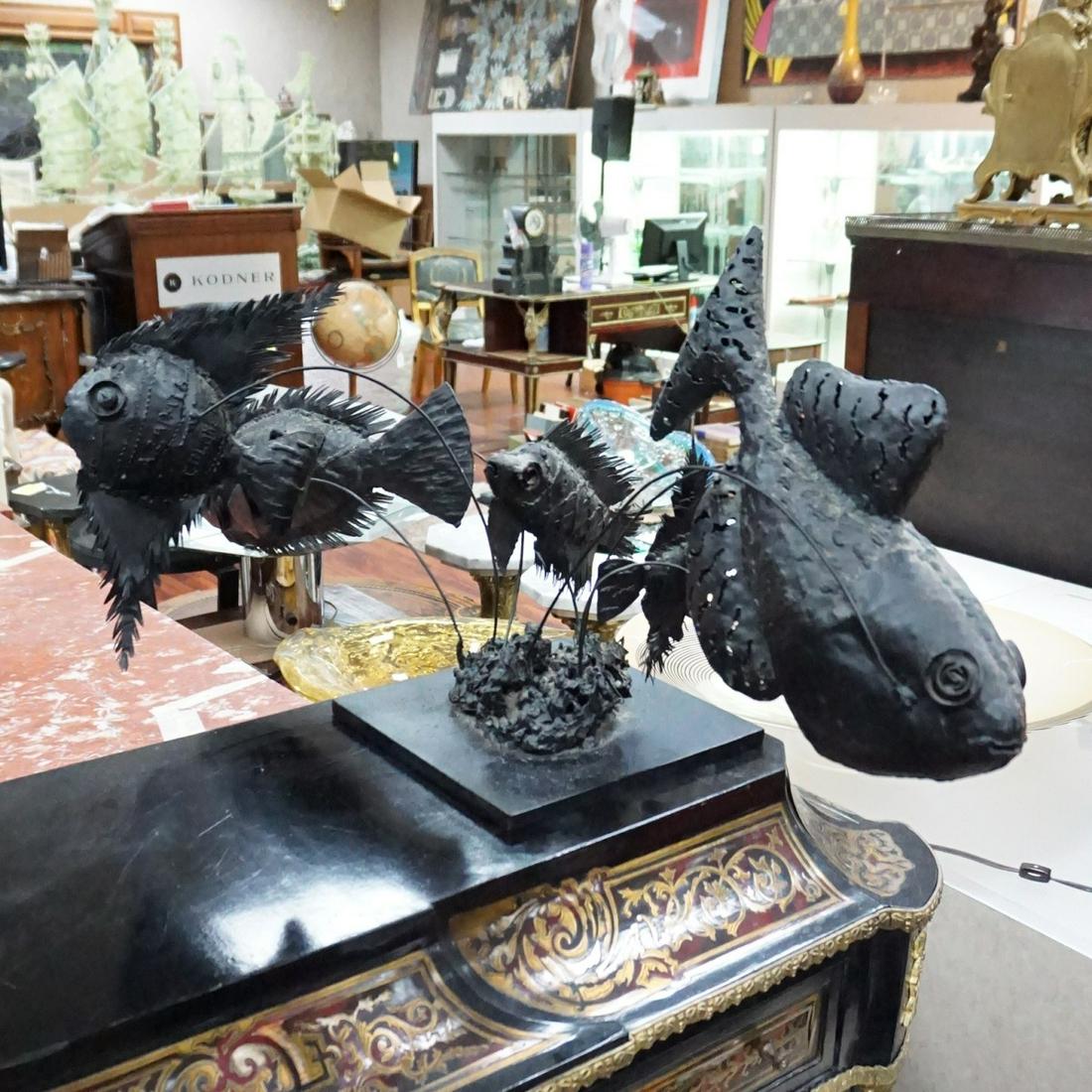 Metal Fish Sculpture A. Zapata Colombia (1 of 4)