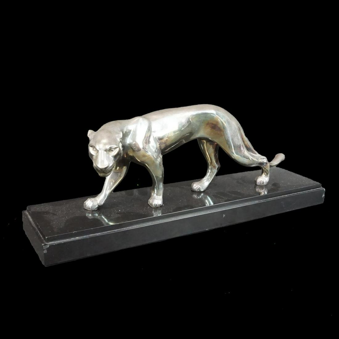 Walking Panther Bronze Sculpture (1 of 3)