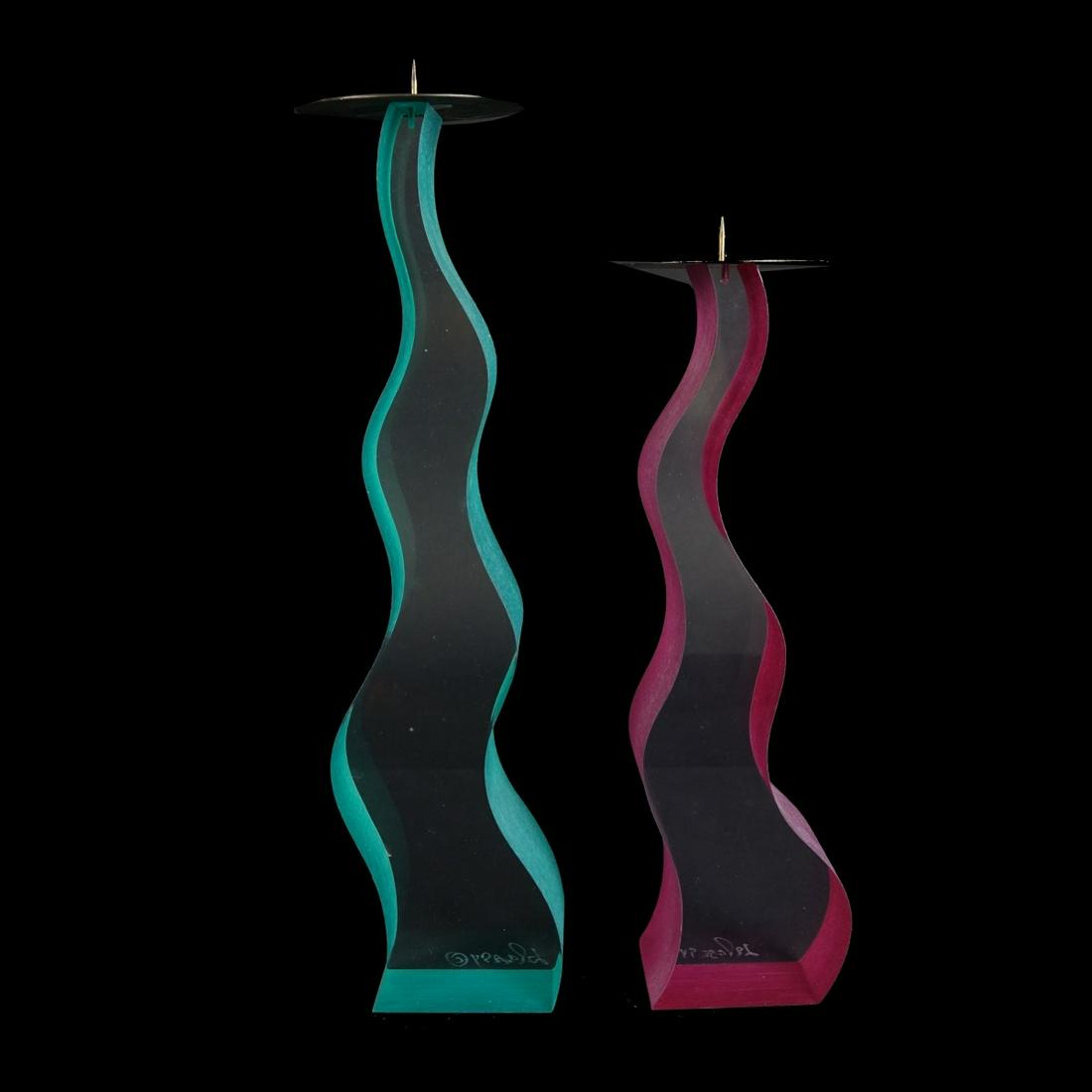 Cec LePage Lucite Candlesticks (1 of 3)