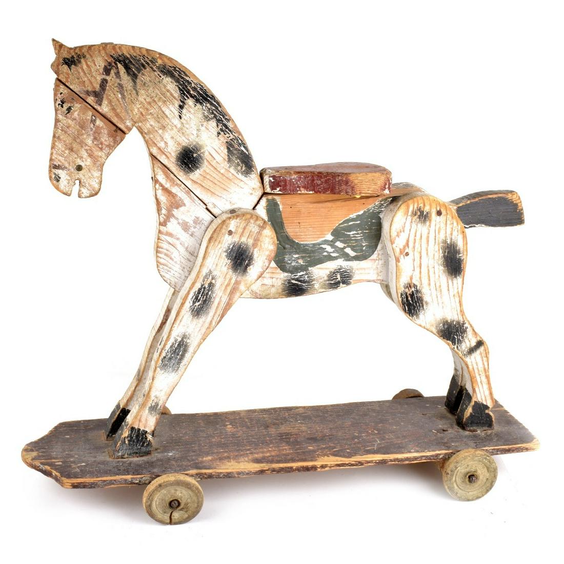 Antique Folk Art Horse (1 of 3)