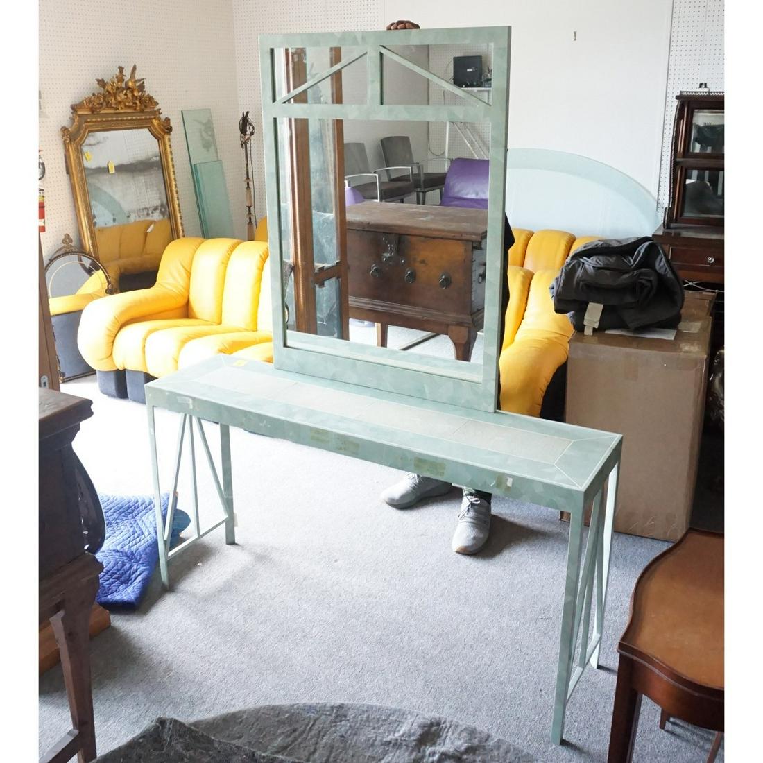 Maitland Smith Console and Mirror (1 of 5)