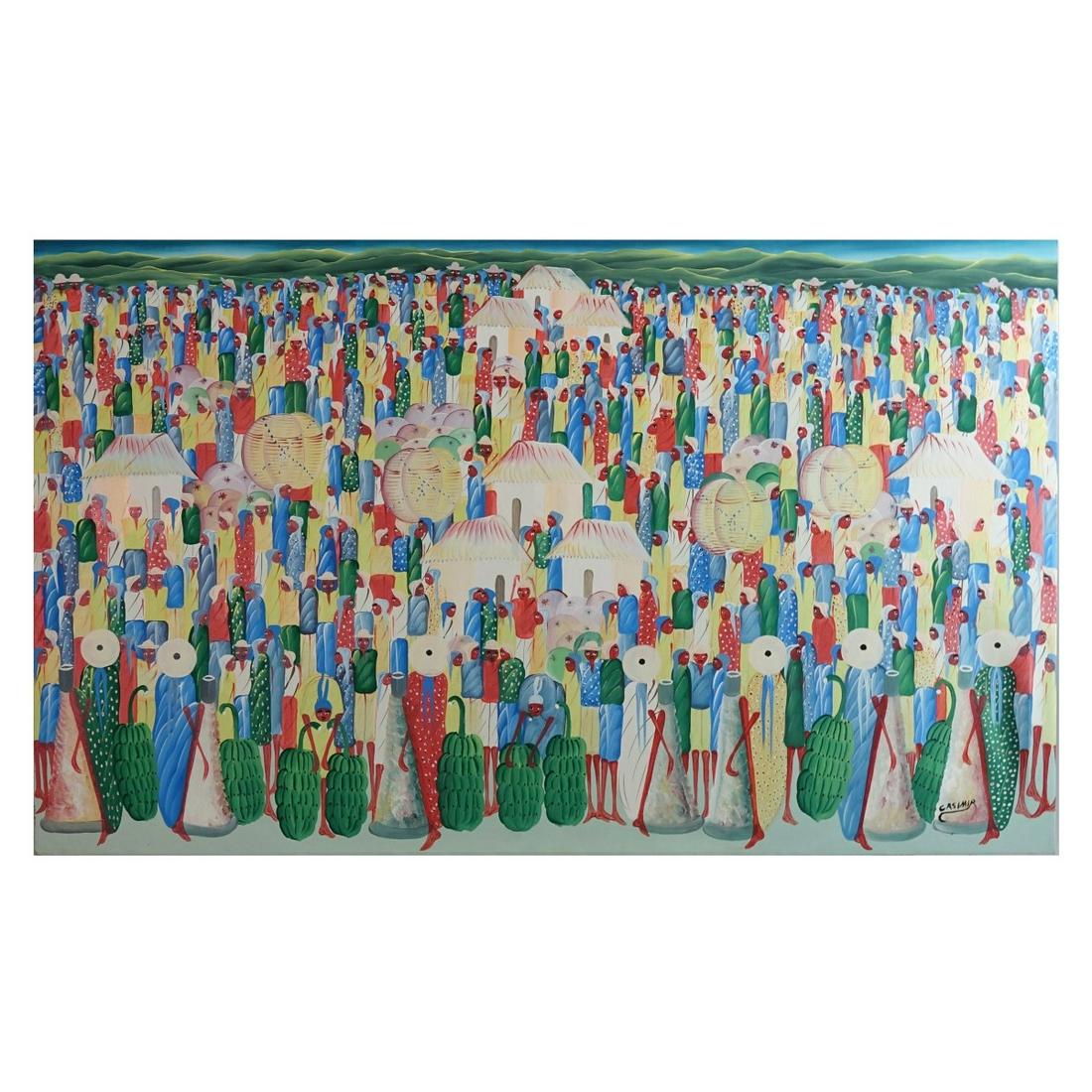 Laurent Casimir, Haitian (1928 - 1990) O/C (1 of 4)