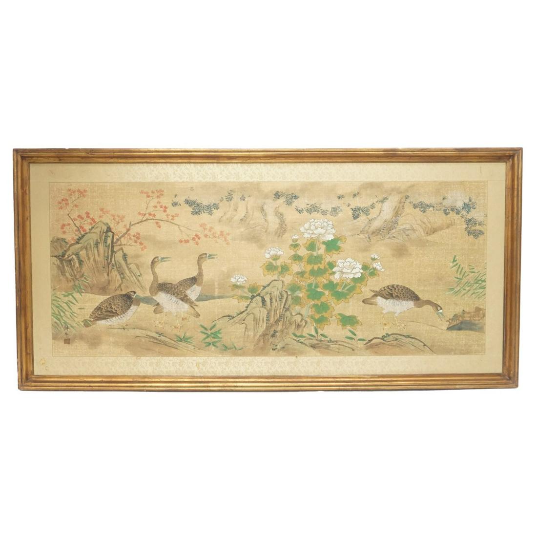 Chinese Silk Scroll Painting (1 of 3)