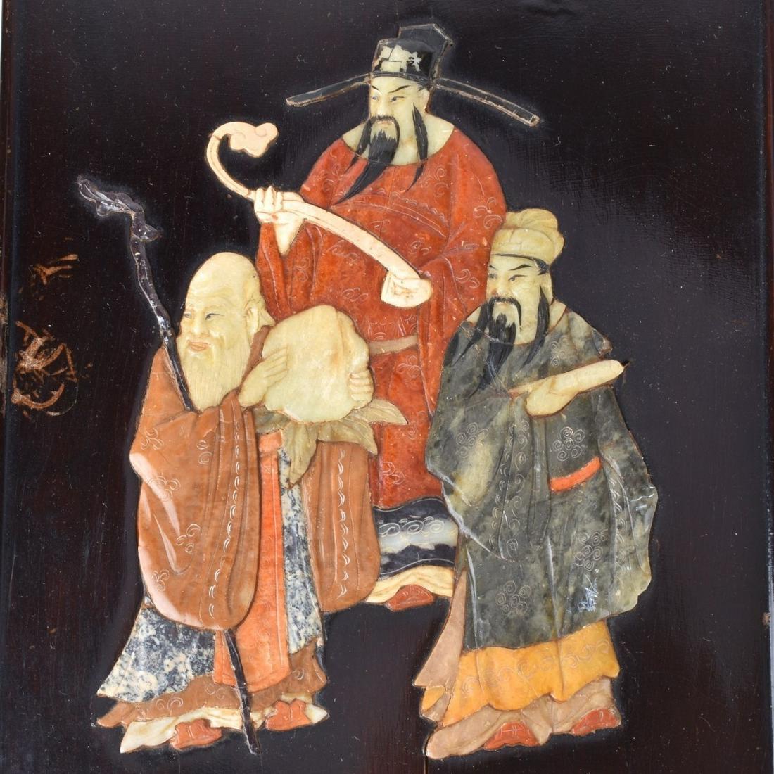 Chinese Scholar Hardstone Plaque (1 of 3)